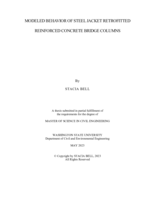 Modeled Behavior of Steel Jacket Retrofitted Reinforced Concrete Bridge Columns