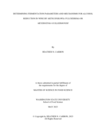 Determining Fermentation Parameters and Mechanisms Responsible for Alcohol Reduction in Wine by Metschnikowia pulcherrima and Meyerozyma guilliermondii