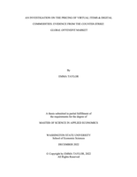 An investigation on the pricing of virtual items & digital commodities: evidence from the Counter-Strike: Global Offensive market