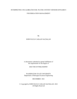 Interpreting Uncalibrated Soil Water Content Sensors Dynamics for Irrigation Management