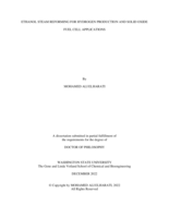 Ethanol Steam Reforming for Hydrogen Production and Solid Oxide Fuel Cell Applications