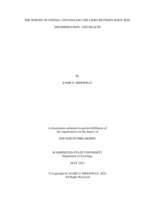 The Weight of Stigma: Untangling the Links between Body Size, Discrimination, and Health