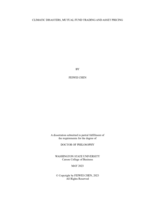 Climatic Disasters, Mutual Fund Trading and Asset Pricing