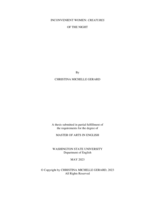 Inconvenient Women: Creatures of the Night