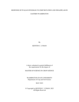 Response of Italian ryegrass to crop rotation and indaziflam in Eastern Washington