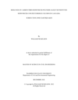 Behavior of Carbon Fiber Reinforced Polymer Jacket Retrofitted Reinforced Concrete Bridge Columns in Cascadia Subduction Zone Earthquakes