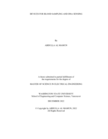 Devices for blood sampling and DNA sensing