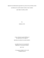Smooth scouringrush (Equisetum laevigatum) control with glyphosate is affected by surfactant choice and time of application