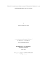 Thermodynamics of Layered Double Hydroxides for Removal of Iodine Species from Aqueous Media