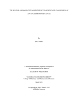 The Role of Axonal Pathways in the Development and Progression of Advanced Prostate Cancer