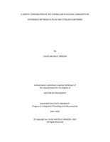A genetic contribution of the cerebellum in alcohol consumption: differences between C57BL/6J and C57BL/6N substrains