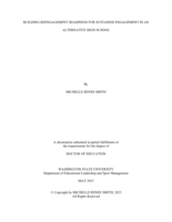 Building Reengagement Readiness for Sustained Engagement in an Alternative High School