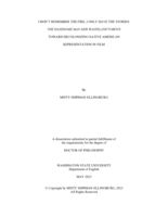 I Don't Remember the Fire, I Only Have The Stories: The Handsome Man and Wasteland’s Move Toward Decolonizing Native American Representation in Film