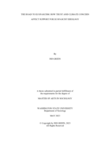 The Road to Ecofascism: How Trust and Climate Concern Affect Support for Ecofascist Ideology
