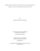Understanding the Molecular Structure of Lignin Macromolecule Using Data Analytics and Computational Simulation