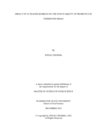 Impact of ultrafine bubbles on the survivability of probiotics in fermented milks
