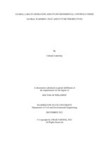 Global Lake Evaporation and its Environmental Controls Under Global Warming: Past and Future Perspectives