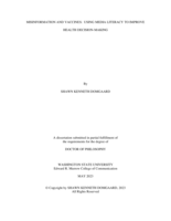 Misinformation and Vaccines: Using Media Literacy to Improve Health Decision-Making