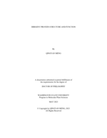 Dirigent protein structure and function