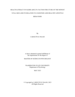 Health Literacy in Older Adults: Factor Structure of the Newest Vital Sign and Its Relation to Cognition and Healthy Lifestyle Behaviors