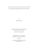 Learning About Neutron Stars & Black Holes Using Multi-Messenger Observations of Binary Systems