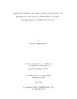 Regulating Marriage and Socio-Religious Boundaries: the Reformation and Acts of Nonconformity in Dutch-Speaking Migrant Communities, 1570-1600