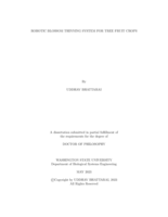 Robotic Blossom Thinning System for Tree Fruit Crops