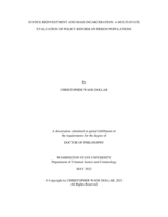 Justice Reinvestment and Mass Incarceration: a Multi-State Evaluation of Policy Reform on Prison Populations