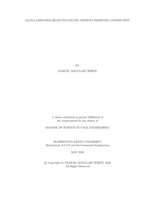 Glue-Laminated Beam-To-Column Moment-Resisting Connection