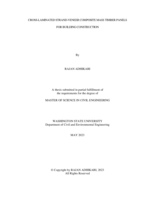 Cross-laminated strand-veneer composite mass timber panels for building construction