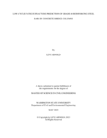 Low-Cycle Fatigue Fracture Prediction of Grade 40 Reinforcing Steel Bars in Concrete Bridge Columns