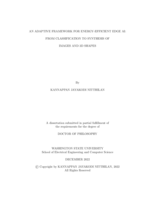 An Adaptive Framework for Energy-Efficient Edge AI: from Classification to Synthesis of Images and 3D Shapes