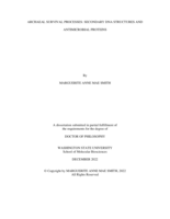 Archaeal Survival Processes: Secondary DNA Structures and Antimicrobial Proteins