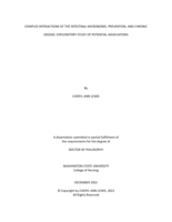 Complex Interactions of the Intestinal Microbiome, Prevention, and Chronic Disease: Exploratory Study of Potential Associations