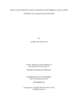 Impact of Invasion By Annual Grasses on Mycorrhizal Inoculation Potential in a Grassland Ecosystem