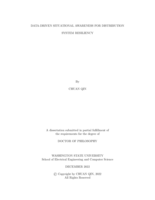 Data-Driven Situational Awareness for Distribution System Resiliency