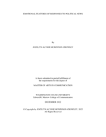 Emotional Features of Responses to Political News