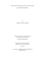 Attenuation of arsenic in soil and water using iron-enriched compost