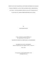 Effects of Non-Traditional Fixturing Methods on Damage Characteristics Along the Machined Edge, Dimensional Accuracy and Machined Surface Quality in Milling of Plain Weave Carbon Fiber Reinforced Plastics