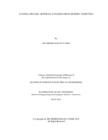 Natural Organic Artificial Synapses for In-Memory Computing