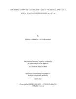 The Marine Compound Tartrolon E Targets the Asexual and Early Sexual Stages of Cryptosporidium Parvum