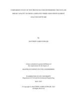 Comparison Study of Test Protocols for Determining the In-Plane Shear Capacity of Cross Laminated Timer using Finite Element Analysis Software