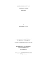 2 New Ways to Improve Cherry Breeding