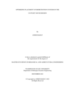 Optimizing Placement of Bioretention Systems in the Us Puget Sound Region