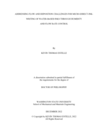 Addressing Flow and Deposition Challenges for Micro-Direct-Ink-Writing of Water-Based Inks through Humidity and Flow Rate Control