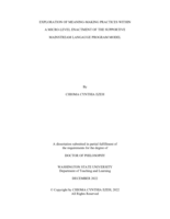 Exploration of meaning-making practices within a micro-level enactment of the supportive mainstream language program model