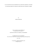 Catalysis with Titania-Supported Palladium for Ammonia-Captured CO2-Based Bicarbonate-Formate Liquid Organic Hydrogen Carrier