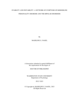 Stability and instability: A network of symptoms of borderline personality disorder and the bipolar disorders