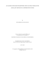 An Aggregator Based Framework Using Electric Vehicles for Ancillary Services in a Distribution System
