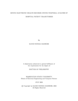 Mining Electronic Health Records: Spatio-Temporal Analysis of Hospital Patient Trajectories
